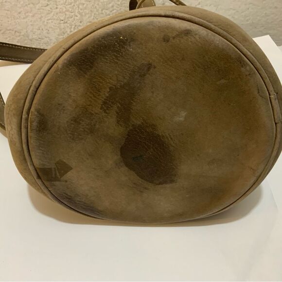 Vintage Coach Sonoma Pebbled Nubuck leather Drawstring Bucket Bag #4931 - Picture 11 of 14